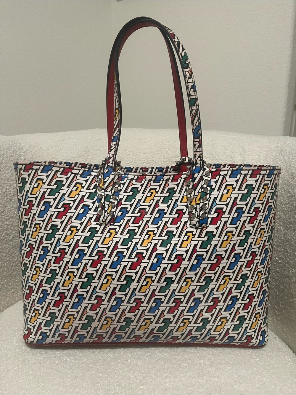 Christian Louboutin Multicolor Patterned Tote Bag - Stylish Everyday Carry